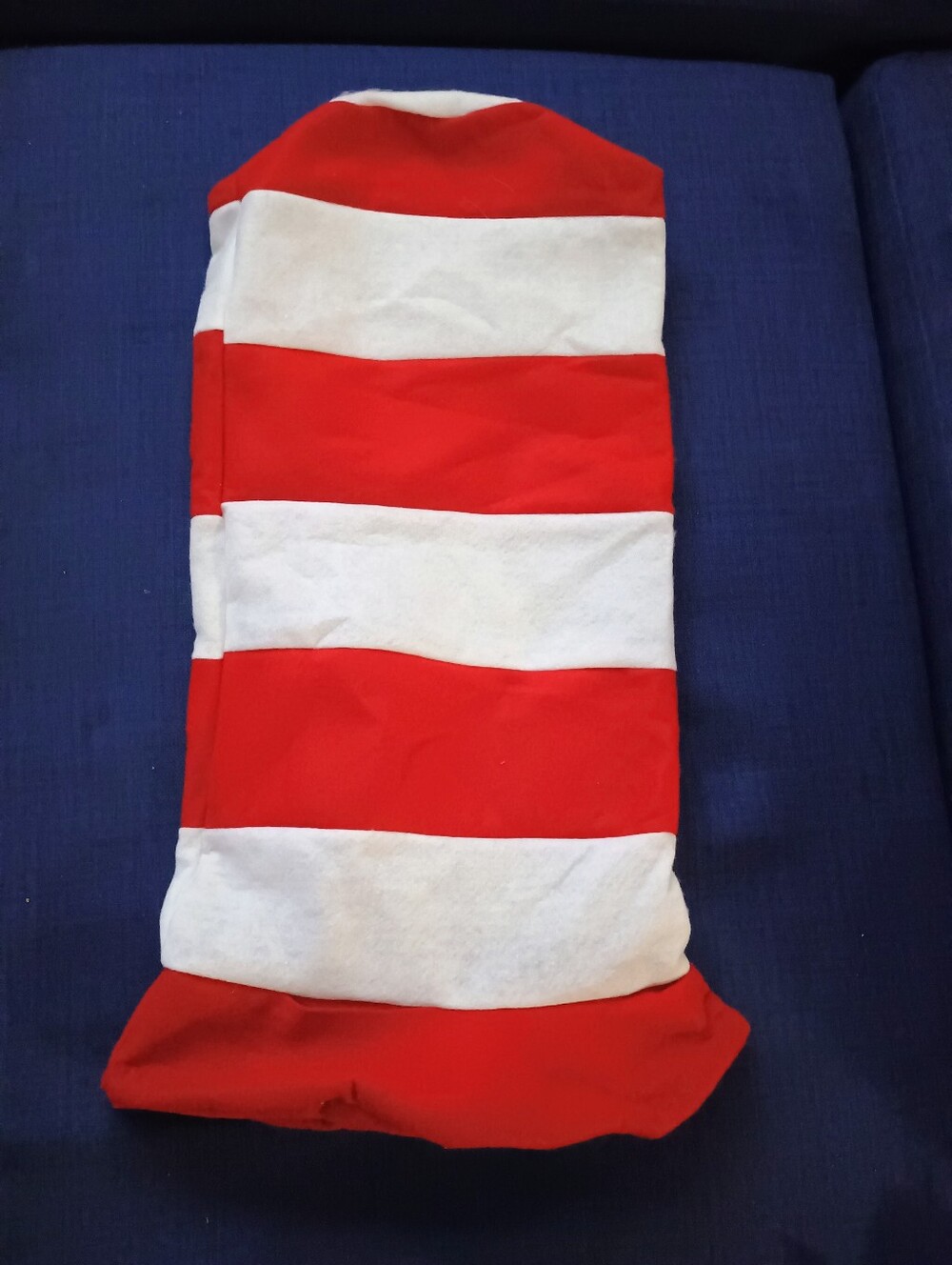 Hat Matters by Kristin Love Evans Red White Striped Novelty Hat